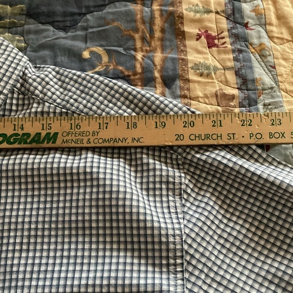 Columbia men’s long sleeve button collar shirt XL geometrical print - Picture 8 of 10